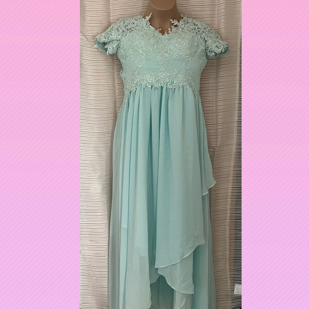 Lace Formal Evening Gown Chiffon Wedding Dress